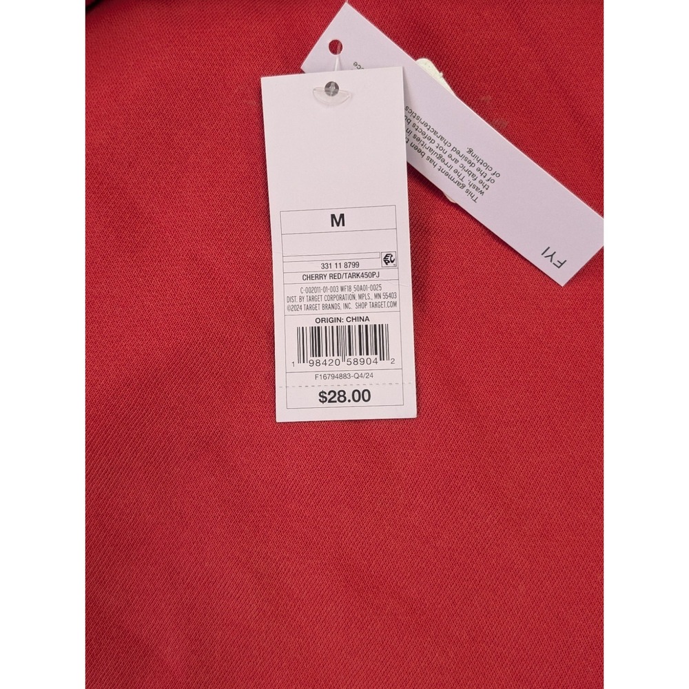 ⭐C1 Wild Fable Distressed/Faded Sweatshirt Red Keep Dreaming Size Medium - Picture 4 of 5